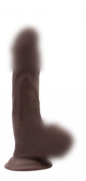 Фалоімітатор Bottomless Pleasure, Brown, 20х4,5 см., фото 1