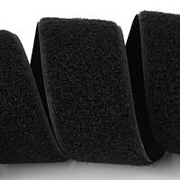 Застежка Velcro (липучка) 38 мм, ПЕТЕЛЬКИ, черная (F25 LH 38 500 black 3С0)