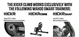 Велотренажер Симулятор градієнту Wahoo KICKR CLIMB, фото 5