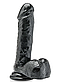 Фалоімітатор Get Real Black Dildo 7" with Balls від Toy Joy, 19,5 х4, 5 см., фото 2