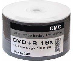 Диск DVD+R CMC Magnetics Рrintable Bulk/50 - фото 2 - id-p22102866