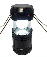 Мощный кемпинговый фонарь лампа MH-5800T LED с солнечной панелью и функцией power bank, GP15