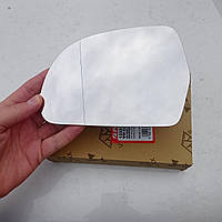 Вкладиш (скло, дзеркальний елемент) лівого дзеркала з підігрівом Audi Q3 (Ауді Ку 3) 2011-2018