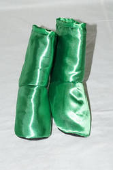 Карнавальні чобітки зелені