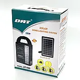 Портативна сонячна станція, кемпінговий ліхтар DAT AT-999, power bank, solar, фото 6