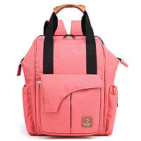Женская сумка и рюкзак для мам Machine Bird с термокарманами и креплением на коляску, 20л Розовый