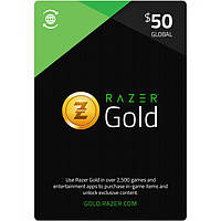 Карта оплаты RAZER GOLD 50$ CARD карта пополнения счета
