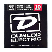 Струны для электрогитары (8 струн) Dunlop DEN1074 Nickel Wound