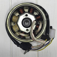 Генератор в зборі на скутер 4т GY6 50-100cc (8 Pol)