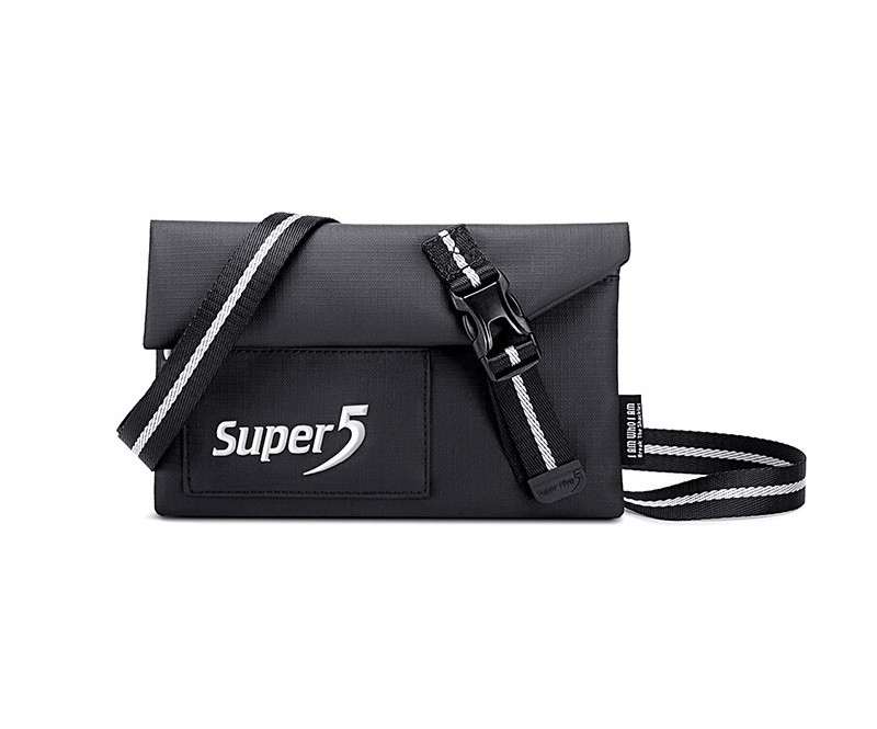 Невелика сумочка через плече, гаманець Super5 K00108, з двома відділеннями, з водовідштовхувальної тканини, 0,5 л
