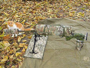 Сумка переноска для оперативного перенесення зброї гвинтівки захисна, чохол на приціл і ствол GEN 1 мультикам