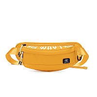 Большая городская сумка на пояс или через плечо (бананка) Super 5 FYB00031, 2л Желтый