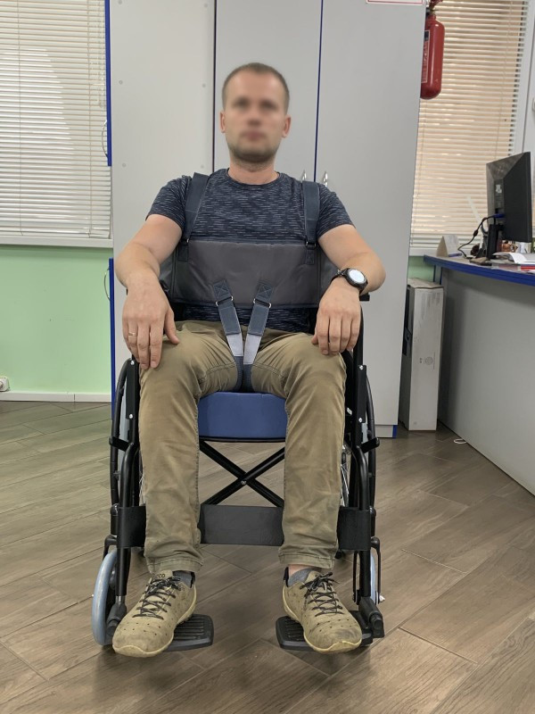 Пояс для фіксації людини в інвалідному візку СПА.В.00.02, фото 1