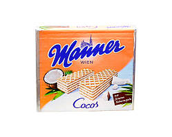 Вафлі Manner Cocos з кокосовим прошарком, 75 г
