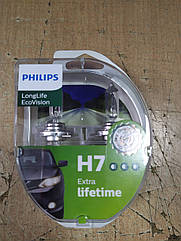 Лампа галогенова H7 Philips LongLife EcoVision PS 12972LLECOS2- виробництва Польщі