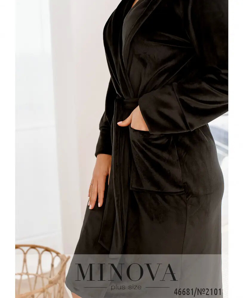 Изысканный женский халат, ткань "Плюшевый Велюр" 48, 50, 52, 54, 56, 58, 60 размер 48 - фото 2 - id-p1717712355
