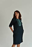 Зелена сукня з вишивкою "Геометрія", арт. 4578, фото 7