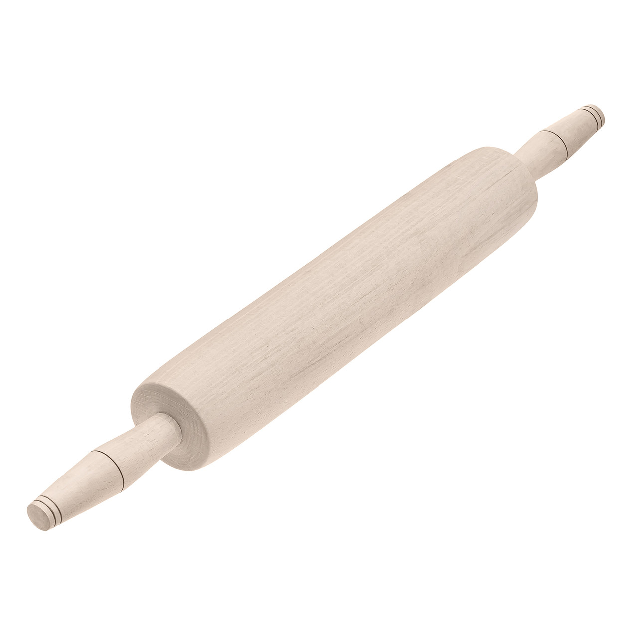 Дерев'яна качалка з фігурними ручками 41 см