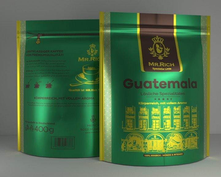 ОРИГІНАЛ! Розчинна кава Mr.Rich Guatemala 400г смачна, Німеччина