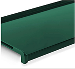 Віконний відлив оцинкований PREMIUM (зелений RAL - 6005 глянцевий) від 80 мм