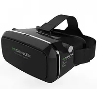 Виртуальные очки с пультом для телефона Shinecon VR 3d шлем очки виртуальной реальности с джойстиком