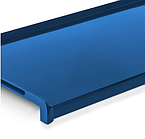 Віконний відлив оцинкований PREMIUM (синій RAL - 5005 глянцевий) від 80 мм