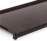Віконний відлив оцинкований STANDART (коричневий RAL - 8017 глянцевий) від 80 мм