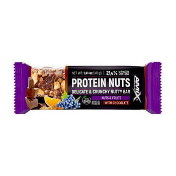 Amix Батончик Protein Nuts Crunchy Nutty Bar - 40г