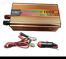 Перетворювач напруги, автомобільний Інвертор UKC 12V-220V 1000W