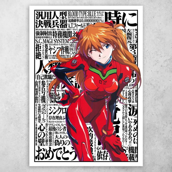 Аніме плакат постер "Єванґеліон / Neon Genesis Evangelion" №8, фото 1
