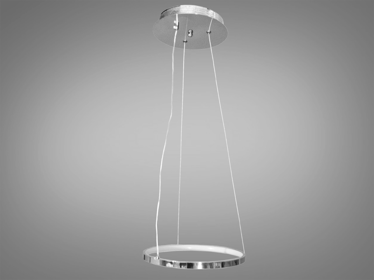 Світлодіодний підвісний світильник Diasha MD9079-300HR хром 26 Вт для вітальні MD9079-300HR