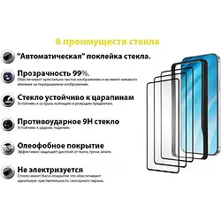 Набір захисного скла BeCover Premium Easy Installation для Xiaomi Redmi 9A/Redmi 9C Transparent 3 шт