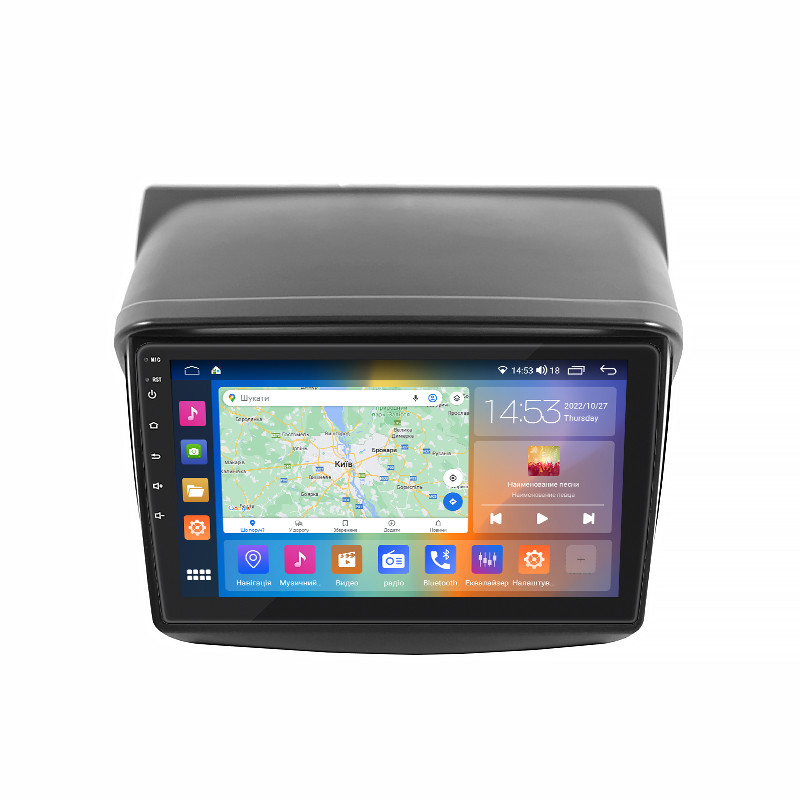 Штатна магнітола 9" Lesko для Mitsubishi Challenger II Рестайлінг 2013-2015 4/64Gb CarPlay 4G Wi-Fi GPS Prime