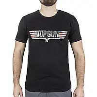 Футболка с рисунком Sturm Mil-Tec Top Gun T-Shirt Black 2XL