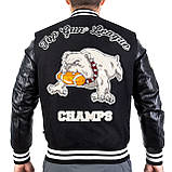 Куртка демісезонна Sturm Mil-Tec Baseball Jacket Top Gun League Black S, фото 2