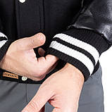 Куртка демісезонна Sturm Mil-Tec Baseball Jacket Top Gun League Black S, фото 9