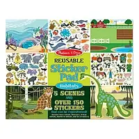 Набор наклеек Melissa&Doug MD14196 Жилища животных многоразовые