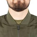 Куртка льотна демісезонна Sturm Mil-Tec Flight Jacket Top Gun Base Olive 2XL, фото 4