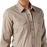 Сорочка тактична жіноча 5.11 Tactical Women's ABR Pro Long Sleeve Shirt Khaki L, фото 5