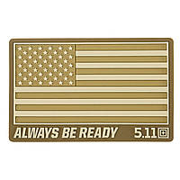 Нашивка 5.11 Tactical USA Patch Coyote єдиний