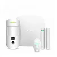 Комплект сигналізації Ajax StarterKit Cam White GSM