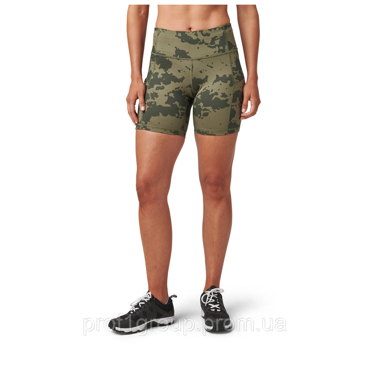 Шорти тренувальні жіночі 5.11 Tactical PT-R Eliza Short Ranger Green Camo L