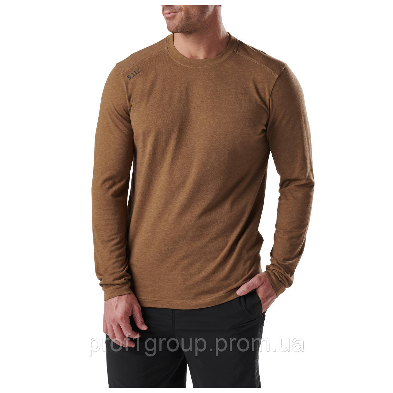 Реглан 5.11 Tactical PT-R Charge Long Sleeve 2.0 Battle Brown Heather L