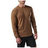 Реглан 5.11 Tactical PT-R Charge Long Sleeve 2.0 Battle Brown Heather L, фото 3