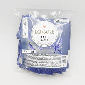 Чай Lovare чорний " Earl Grey " пірамідки  25*2г