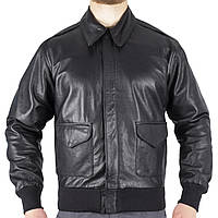 Куртка льотна шкіряна американська A2 Black L