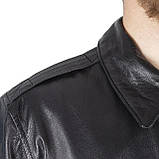 Куртка льотна шкіряна американська A2 Black L, фото 7