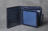 Шкіряний гаманець з тисненим орнаментом ручної роботи, фото 4