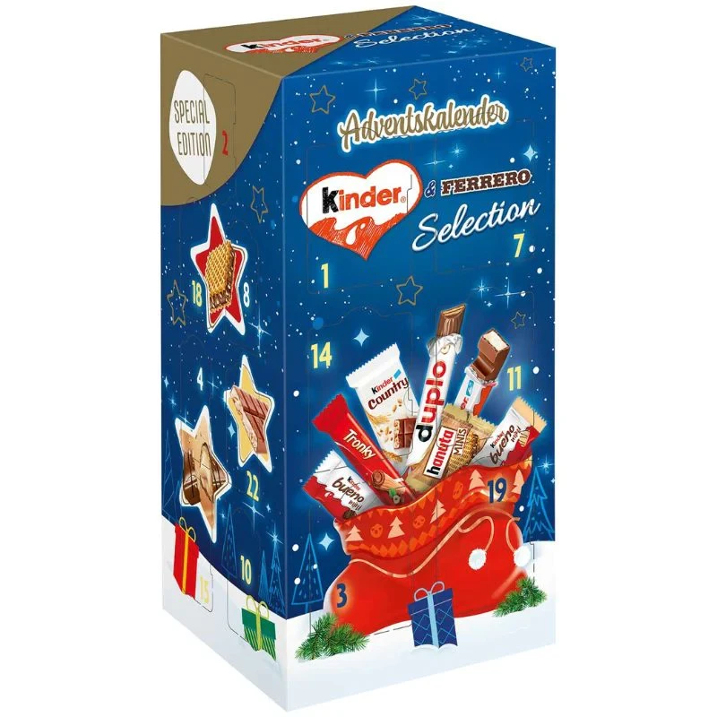 Адвент Календарь Kinder Ferrero Selection 295 G — Купить Недорого на ...