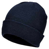 Шапка акриловая тонкой вязки Beanie Cap Navy єдиний